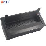Double universal power conference hidden desktop electrical socket outlet