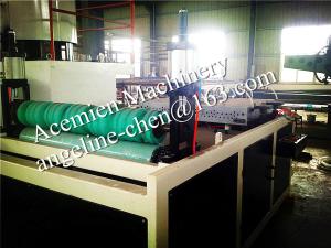China plastic PVC+ASA/PMMA composite roof tile roofing panel forming machine production line wholesale