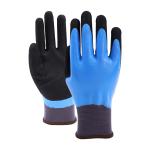 Oil Resistant Nitrile Safety Gloves 13 Gauge Polyester Double Dipped Nitrile