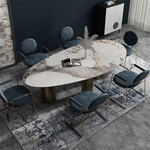 China CORDIAL OEM ODM Modern Table Set Oval Dining Table wholesale