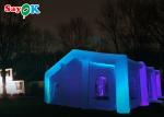 LED Color Cube Inflatable Wedding Tent Blow Up Bubble Camping Tent