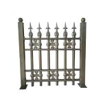 Villa Cast Iron Fence For Outdoor Terrace , Cast Iron Garden Decor