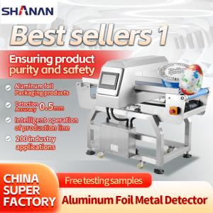 China Industrial High Sensitivity Conveyor Belt Tunneheese Chocolate Egg Aluminum Foil Packaging Metal Detector wholesale