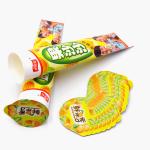 95mm Precut Printed Foil Heat Seal Lids 80 To 120 Micron Jelly Cup PE Film
