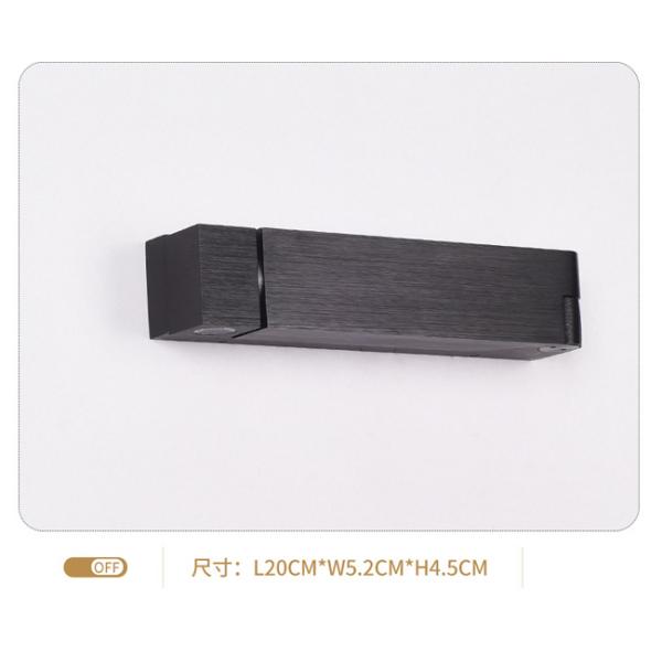 3w Led Wall Lamp Aluminum Adjustable Angle Warm White For Bedroom Corridor
