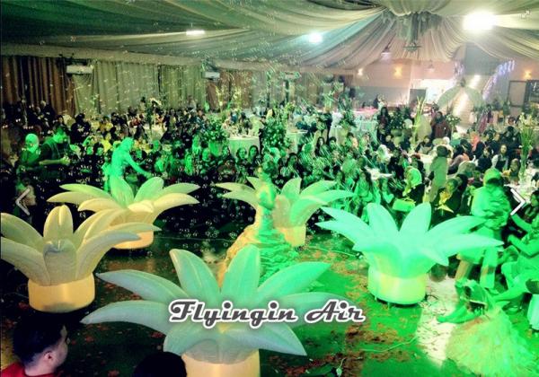 Quality Inflatable Wedding Flower with Led Light for Stand, Party and Theme Decoration for sale