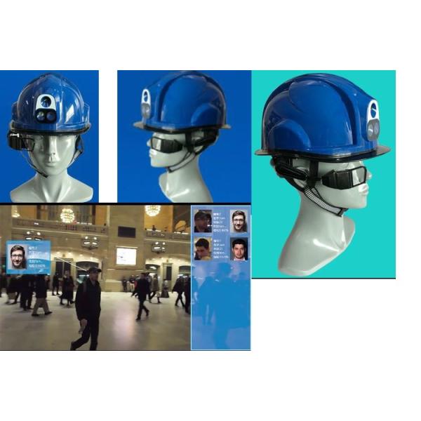 Temperature Helmet Measuring Android System 4G Video Helmet With Camera