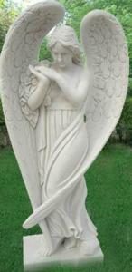 China Women Angel Carving Statue on sale