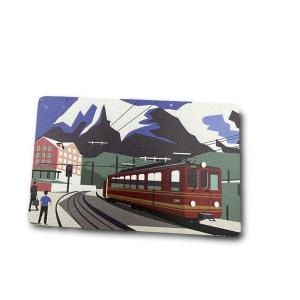 China Standard Size Full Color Printing RFID Wooden Card With Embossing wholesale