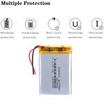 LiFePO4 Lithium Battery OEM Lithium Polymer Battery Pack High Capacity 1200Mah 3