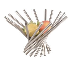 China DaVinci Metal Fruit compote SHKT-2326,Stainless steel fruit compote,Fruit tray wholesale