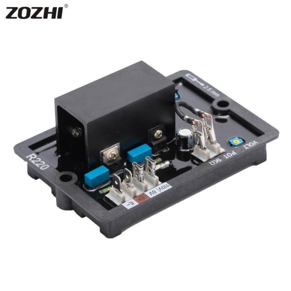 Big Current 5KW Alternator Easy Spare Parts AVR R220 Voltage Regulator AC Three