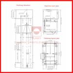Large Space / Load High Speed Car Elevator Compact Simple Operation For