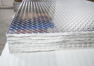 China 6063 Alloy Aluminium Checker Plate Sheet Flooring For Bus Tread Sheet wholesale
