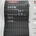 Flexible 520W Energy Soft Solar Cell BIPV Module Photovoltaic Panel for 44