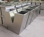 304 Stainless Steel L600xW450xH900mm Garden Metal Flower Pots