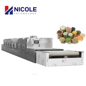 China Tunnel Industrial Microwave Dryer Machine For Beans And Dried Nuts wholesale