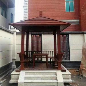 China Waterproof Chinese Style Outdoor Garden Pavilion Composite Wood Wpc wholesale
