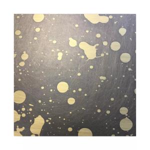 China PVD Rustproof Patina Steel Panels , Inoxidable Patinated Brass Sheet wholesale