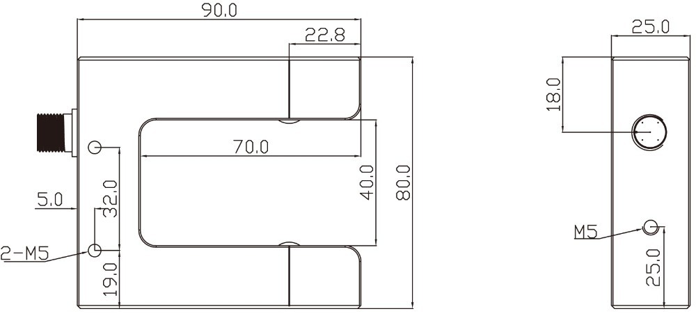 Ultrasonic Correlation EPS-C Ultrasonic Edge Position Sensor for Non-breathable Film For Face Mask Machine