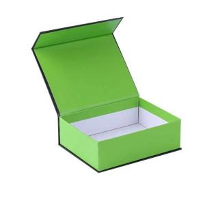 China Recycled Artificial Leather C2S Book Shaped Gift Box With Magnetic Closure wholesale