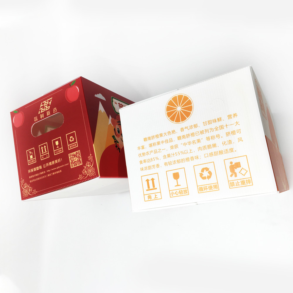 Water Resistant 4mm Fruit Reusable Corrugated Plastic Carton Eco - Friendly