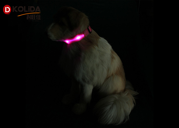 Glow Pet Cat LED Dog Collar Luminous Night Safety Walk Flash Collars