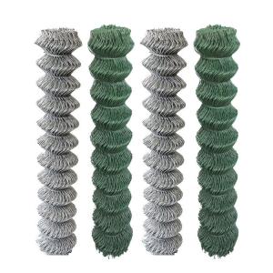 China 50x50mm Diamond Chain Link Fence Electric Galvanized PVC Sprayed wholesale
