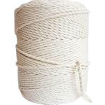 Canada 5mm Twisted Cotton Macrame Cord Made from Recycled Materials by YI LI