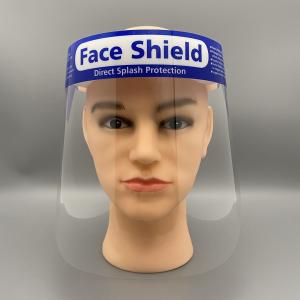 China Non Toxic Disposable Safety Visor Face Shield With CE / ROHS / CNAS Certificate wholesale