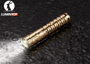 Waterproof Everyday Carry Flashlight Brass Material Good Heat Dissipation