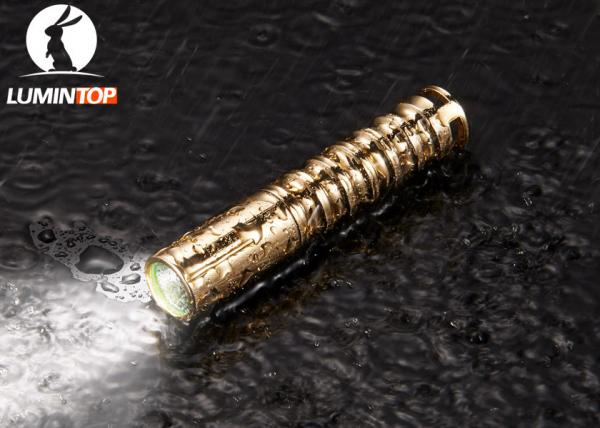 Quality Waterproof Everyday Carry Flashlight Brass Material Good Heat Dissipation for sale