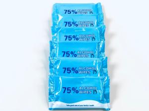 China Household Soft Touch 99.9% Medical Alcohol Wipes wholesale