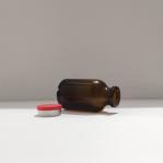30ml 50ml 100ml Moulded Glass Vials For Antibiotics Amber Moulded Injection