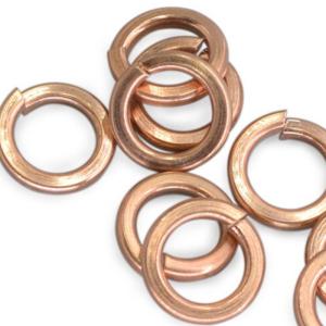 China Corrosion Resistant Flat Spring Washers DIN 127 140HV Hardness 3mm-30mm ID wholesale