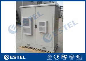 China Two Bay Outdoor Equipment Cabinet IP55 Floor Mounting Air Conditioning System wholesale