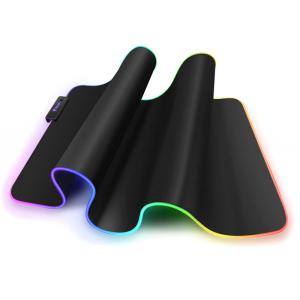 China DANTU Private Mold RGB LED Gaming Mouse Pad 30x80 Rubber Luminous Desk Mat With Light wholesale