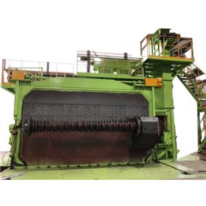 China Load 2700kg Double Station Auto Blasting Machine Wire Rod In Coils Cleaning wholesale