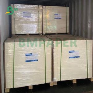 China 61 x 86cm Bleached 500gsm 600gsm Cellulose Board Sheet For Cosmetics Boxes wholesale