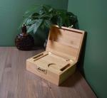 8.9in Stash Box Herbs Box 100% Bamboo Storage Box Rolling Tray Lockable