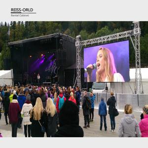 China P3 Outdoor LED Video Display Rental Low Attenuation Good Weather Ability wholesale