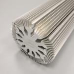 Round Aluminum Radiator Sunflower Aluminum Heatsink For Led Light