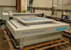 China Flat-bed Textile Engraving Machine 6 - 8 Min./m2 , High Speed Flatbed Inkjet Engraver wholesale