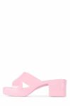 High End PVC Womens Wedge Heeled Shoes 7cm Platform Wedge Slippers