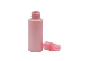 China Empty Cylinder Cosmetic Spray Bottle Pink Mist 20mm Neck Size Plastic wholesale