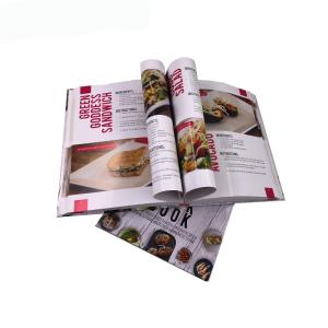 China Food Recipe Cookbook Paper Printing Services Customized Size OEM Service wholesale