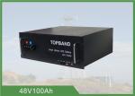LiFePO4 Telecom Battery 48V100Ah 4U or 5U Rack , 100A Discharge Long Lifecycle