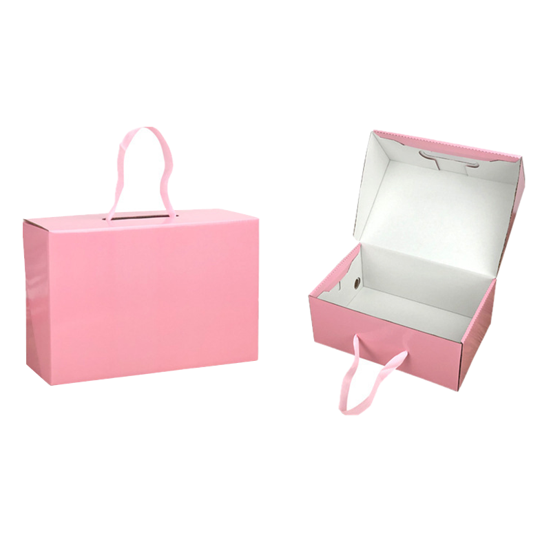 Custom Order Accepted Mini Folding Empty Handbag Clothing Packaging Storage Case Box