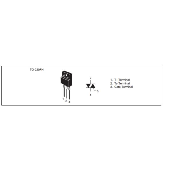 600 V 3 Pin Transistor Socket BCR20KM-12L Medium Power Insulated Type