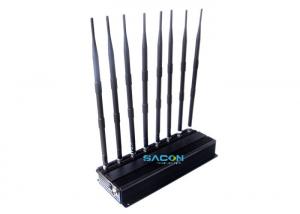 China Indoor Mobile Phone Signal Jammer Blocker GPS WIFI 4g Cell Phone Jammer 8 Channels on sale